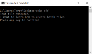 How To Create Batch File To Run Command In Windows 10