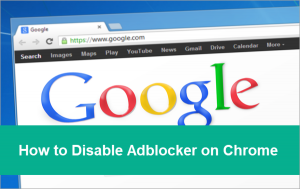 disable ad blocker chrome