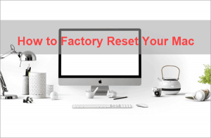factory reset mac without password