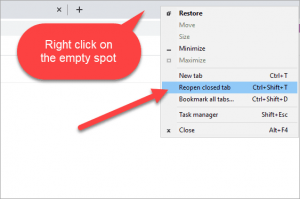 How to Fix Reopen Closed Tab Gone in Chrome